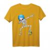 Halloween Dabbing Skeleton Water Polo T-Shirt für Kinder – Lustiges Schwimm- und Halloween-Outfit für Jungen und Mädchen