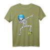 Halloween Dabbing Skeleton Water Polo T-Shirt für Kinder – Lustiges Schwimm- und Halloween-Outfit für Jungen und Mädchen
