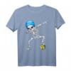 Halloween Dabbing Skeleton Water Polo T-Shirt für Kinder – Lustiges Schwimm- und Halloween-Outfit für Jungen und Mädchen
