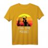 Wasserball Spieler Silhouette | Water Polo Feel the Power T-Shirt – Vintage Design für Wasserball Fans & Spieler