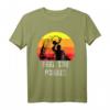 Wasserball Spieler Silhouette | Water Polo Feel the Power T-Shirt – Vintage Design für Wasserball Fans & Spieler
