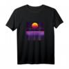 HapMonkey Retro T-Shirt im 80er Jahre Stil mit Vaporwave, Outrun & geometrischen Mustern