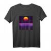 HapMonkey Retro T-Shirt im 80er Jahre Stil mit Vaporwave, Outrun & geometrischen Mustern