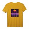 HapMonkey Retro T-Shirt im 80er Jahre Stil mit Vaporwave, Outrun & geometrischen Mustern