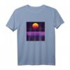 HapMonkey Retro T-Shirt im 80er Jahre Stil mit Vaporwave, Outrun & geometrischen Mustern