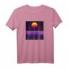 HapMonkey Retro T-Shirt im 80er Jahre Stil mit Vaporwave, Outrun & geometrischen Mustern