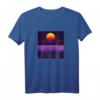 HapMonkey Retro T-Shirt im 80er Jahre Stil mit Vaporwave, Outrun & geometrischen Mustern