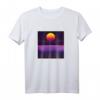 HapMonkey Retro T-Shirt im 80er Jahre Stil mit Vaporwave, Outrun & geometrischen Mustern