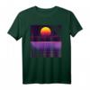 80er Jahre Retro T-Shirt für den HapMonkey - Vaporwave, Synthwave & Outrun Design mit Neonfarben