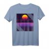 80er Jahre Retro T-Shirt für den HapMonkey - Vaporwave, Synthwave & Outrun Design mit Neonfarben