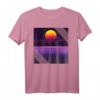 80er Jahre Retro T-Shirt für den HapMonkey - Vaporwave, Synthwave & Outrun Design mit Neonfarben