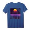80er Jahre Retro T-Shirt für den HapMonkey - Vaporwave, Synthwave & Outrun Design mit Neonfarben