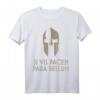 Spartan Helm mit lateinischem Motto 'si VIS PACEM, Para BELLUM' – Militärisches T-Shirt für Verteidigung, Freiheit & Individualismus zum HapMonkey