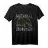 Survival Adventure T-Shirt – Bushcraft, Hiking, Prepper & Outdoor Outfilt für Naturerkundung und Überleben