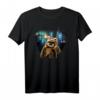 Star Wars Ewok In Front Of Village Portrait T-Shirt - Offiziell lizenziertes Star Wars Fan-Shirt