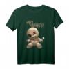 Voodoo Puppe Happy Halloween T-Shirt – Gruseliges und Niedliches Design für Gothic- und Kawaii-Fans