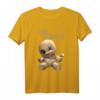 Voodoo Puppe Happy Halloween T-Shirt – Gruseliges und Niedliches Design für Gothic- und Kawaii-Fans