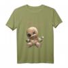 Voodoo Puppe Happy Halloween T-Shirt – Gruseliges und Niedliches Design für Gothic- und Kawaii-Fans