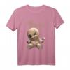 Voodoo Puppe Happy Halloween T-Shirt – Gruseliges und Niedliches Design für Gothic- und Kawaii-Fans