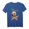 Voodoo Puppe Happy Halloween T-Shirt – Gruseliges und Niedliches Design für Gothic- und Kawaii-Fans