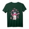 Kawaii Japanisches T-Shirt mit Kokeshi Puppe, Kimono und Glückskatze – Perfekt für Japan-Fans und Kulturbegeisterte