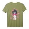 Kawaii Japanisches T-Shirt mit Kokeshi Puppe, Kimono und Glückskatze – Perfekt für Japan-Fans und Kulturbegeisterte