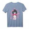Kawaii Japanisches T-Shirt mit Kokeshi Puppe, Kimono und Glückskatze – Perfekt für Japan-Fans und Kulturbegeisterte