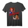 HapMonkey Chucky und Tiffany Love Kills T-Shirt - Offiziell Lizenzierter Horror Fanartikel für Horror- und Halloween-Fans
