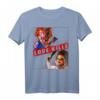 HapMonkey Chucky und Tiffany Love Kills T-Shirt - Offiziell Lizenzierter Horror Fanartikel für Horror- und Halloween-Fans