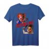 HapMonkey Chucky und Tiffany Love Kills T-Shirt - Offiziell Lizenzierter Horror Fanartikel für Horror- und Halloween-Fans
