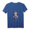 Russische Puppe T-Shirt mit V-Ausschnitt – Traditionelles Matroschka Design für Russland Fans und Souvenir-Liebhaber
