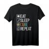 Eat Sleep Cube Repeat - Speed Cubing T-Shirt für Würfelliebhaber, Rätsel- und Logikspiel-Fans, perfektes Geschenk für Würfel-Enthusiasten