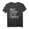 Eat Sleep Cube Repeat - Speed Cubing T-Shirt für Würfelliebhaber, Rätsel- und Logikspiel-Fans, perfektes Geschenk für Würfel-Enthusiasten