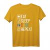 Eat Sleep Cube Repeat - Speed Cubing T-Shirt für Würfelliebhaber, Rätsel- und Logikspiel-Fans, perfektes Geschenk für Würfel-Enthusiasten