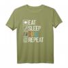 Eat Sleep Cube Repeat - Speed Cubing T-Shirt für Würfelliebhaber, Rätsel- und Logikspiel-Fans, perfektes Geschenk für Würfel-Enthusiasten