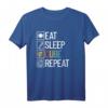 Eat Sleep Cube Repeat - Speed Cubing T-Shirt für Würfelliebhaber, Rätsel- und Logikspiel-Fans, perfektes Geschenk für Würfel-Enthusiasten