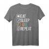 Eat Sleep Cube Repeat - Speed Cubing T-Shirt für Würfelliebhaber, Rätsel- und Logikspiel-Fans, perfektes Geschenk für Würfel-Enthusiasten
