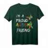 I'm a Proud Autism Friend Awareness Puzzle Ribbon T-Shirt – Unterstützung für Autismus-Bewusstseinsmonat & Community Walks