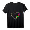 Herz-Puzzle Autismus T-Shirt für Unterstützung und Liebe – Geschenk zum Valentinstag, Bewusstseins-Tag & für Familien