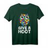 Give a Hoot Eule Autismus Awareness T-Shirt mit Puzzle - Unterstütze Autismus-Bewusstsein für Familie und Freunde