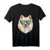 Autismus Bewusstseins T-Shirt mit Pomeranian Hund Puzzle - Unterstütze Autism Awareness für Kinder, Erwachsene & Hundehalter