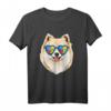 Autismus Bewusstseins T-Shirt mit Pomeranian Hund Puzzle - Unterstütze Autism Awareness für Kinder, Erwachsene & Hundehalter