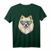 Autismus Bewusstseins T-Shirt mit Pomeranian Hund Puzzle - Unterstütze Autism Awareness für Kinder, Erwachsene & Hundehalter