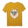 Autismus Bewusstseins T-Shirt mit Pomeranian Hund Puzzle - Unterstütze Autism Awareness für Kinder, Erwachsene & Hundehalter