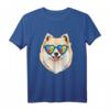 Autismus Bewusstseins T-Shirt mit Pomeranian Hund Puzzle - Unterstütze Autism Awareness für Kinder, Erwachsene & Hundehalter