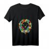 Damen Autismus-Bewusstseins-Puzzle T-Shirt mit Löwe Motiv und V-Ausschnitt – Unterstütze die Autismus-Community