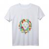 Damen Autismus-Bewusstseins-Puzzle T-Shirt mit Löwe Motiv und V-Ausschnitt – Unterstütze die Autismus-Community