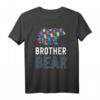 Brother Bear World Autism Awareness Day Puzzle Piece T-Shirt – Unterstützung & Stolz für die Autismus-Community zum Welt-Autismustag