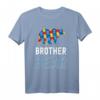 Brother Bear World Autism Awareness Day Puzzle Piece T-Shirt – Unterstützung & Stolz für die Autismus-Community zum Welt-Autismustag