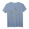 Buntes Puzzle Handzeichen Sprache Autismus T-Shirt – Unterstütze Bewusstsein und Kommunikation